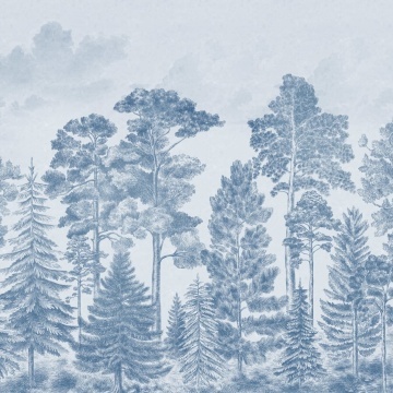Fototapet, Scandinavian Bellewood, Vintage Blue, Rebel Walls - Img 2