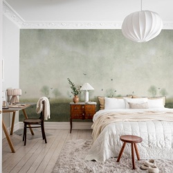 Fototapet, Scandinavian Landscape, Light Green, Rebel Walls - Img 3