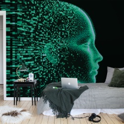 Fototapet, Siri, Neon, Rebel Walls