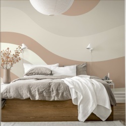 Fototapet, Smooth Waves, Beige, Rebel Walls - Img 3