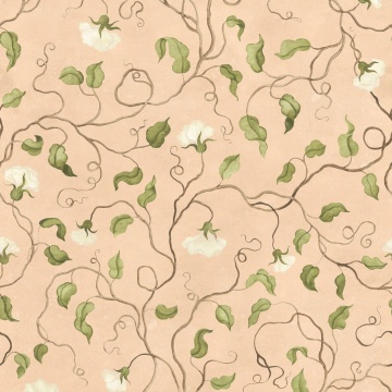 Fototapet, Soft Vines, Pink, Rebel Walls - Img 2