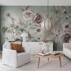 Fototapet, Spring Flower, Green, Rebel Walls