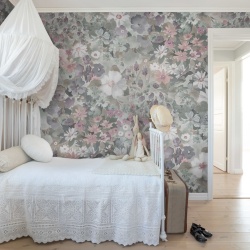 Fototapet, Summer Field, Dusty Pink, Rebel Walls - Img 7