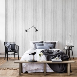 Fototapet, Swedish Cottage, White, Rebel Walls