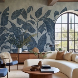 Fototapet, Tropical Breeze, Blue, Rebel Walls - Img 3