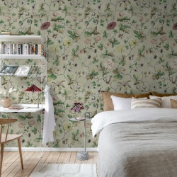 Fototapet, Verdant Bloom, Beige, Rebel Walls