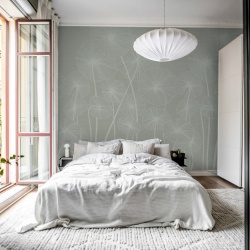 Fototapet, Waterlily Forest, Beige, Rebel Walls