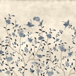 Fototapet, Whispering Petals, Blue, Rebel Walls - Img 2