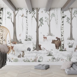 Fototapet White Forest, Kikki Belle - Img 3