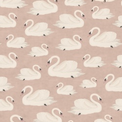 Fototapet, Whooper Swan, Soft Pink, Rebel Walls - Img 5