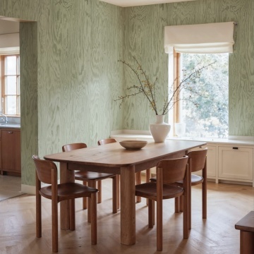 Fototapet, Wood Shades, Green, Rebel Walls - Img 3