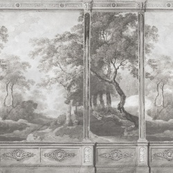 Fototapet, Woodland Panels, Gray, Rebel Walls - Img 2