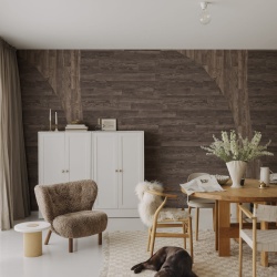 Fototapet, Woodline, Teak, Rebel Walls - Img 4