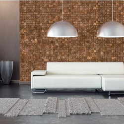 Panou decorativ 3D, Coconut, Borobudur Natural, 6 placi 40x40cm, 0.96 mp - Img 9