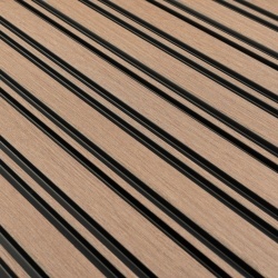 Panou riflaj decorativ 3D Milo, Oak Sonoma, 11.6x1.2x270 cm