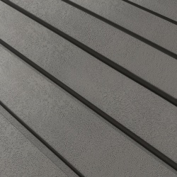 Panou riflaj decorativ 3D Roca, Stormy Grey, 25x2x270 cm - Img 3