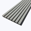 Profil dreapta pentru riflaj decorativ MDF, Grey, fonoabsorbant, 2.7x2.1x270 cm - Img 3