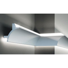 Profil pentru banda LED din poliuretan KF706 - 11.5x11.5x200 cm - Img 4
