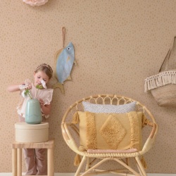 Tapet Animal Dots, Dusty Peach, Majvillan