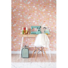 Tapet Bloom, Pink, Majvillan - Img 2