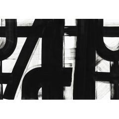 Tapet Bold Lines, Black & White, Rebel Walls - Img 2