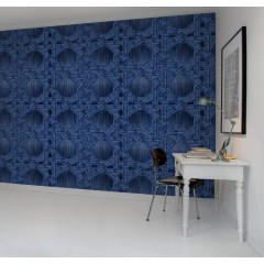 Tapet Denim Trellis, Rebel Walls - Img 1