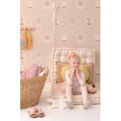 Tapet Hearts, Dusty Warm Pink, Majvillan - Img 7