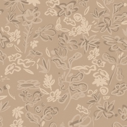 Tapet lavabil Crazy Flowers, Beige, TresTintas 5mp / rola - Img 2