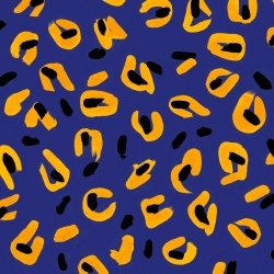 Tapet lavabil Funky Leopard, Blue, TresTintas 5mp / rola - Img 2