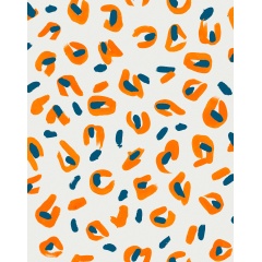 Tapet lavabil Funky Leopard, White, TresTintas 5mp / rola - Img 2