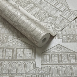Tapet, Maison, Ivory Cream Luxury Patterned, 1838 Wallcoverings, 5.3mp / rola - Img 2