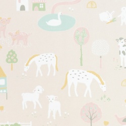 Tapet My Farm, Soft Pink, Majvillan - Img 2