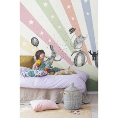 Tapet pentru copii Circus, Rainbow, Rebel Walls - Img 3