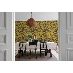 Tapet Snakey, Yellow, Rebel Walls - Img 1