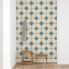 Tapet Vintage Tiles Pattern, VLAdiLA - Img 4