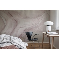 Tapet Watercolor Flow, Dusty Pink, Rebel Walls - Img 3