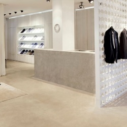 Vopsea decorativa de interior, efect VALPAINT I-BETON, finisaj opac, pentru pardoseala
