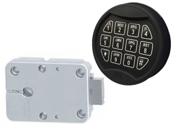Incuietoare electronica seif SBPR2 - 2 utilizatori (black)