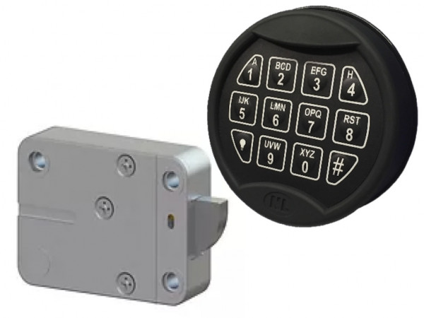 Incuietoare electronica seif RBPR10 - 10 utilizatori (black)