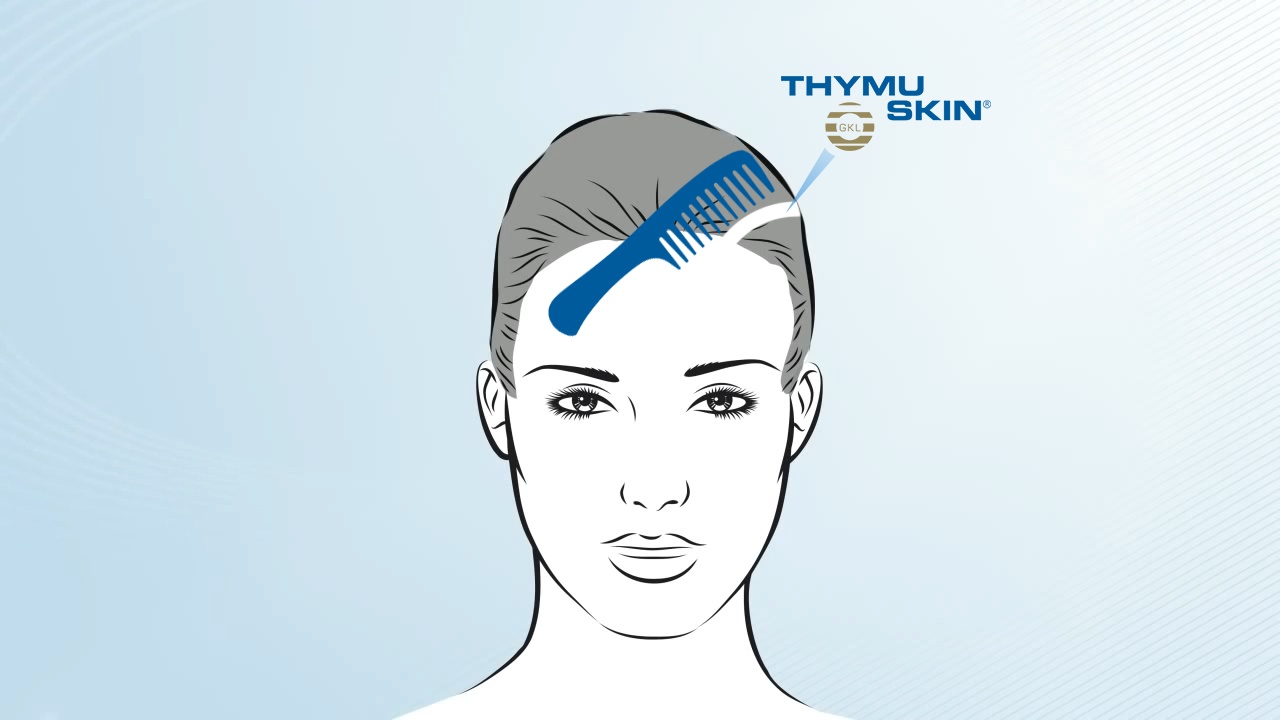 aplicare serum pe scalp