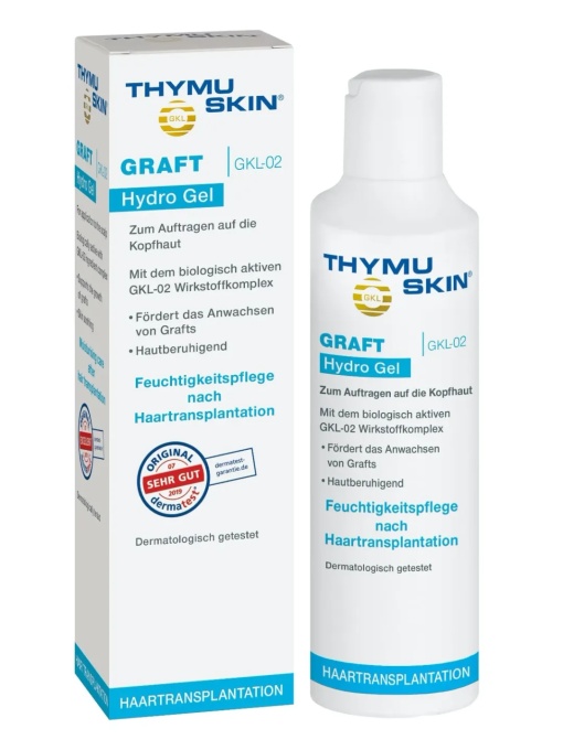 Ingrijire scalp post-transplant de par, THYMUSKIN HYDRO GEL, 100ml