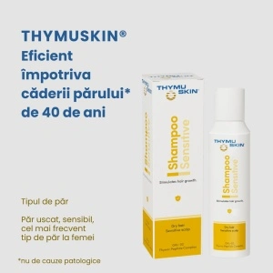 THYMUSKIN SENSITIVE, Sampon si Serum, Tratament Caderea Moderata si Difuza a Parului, 100ml, Promo-2