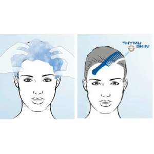 Sampon-tratament in caderea moderata si severa a parului, alopecia difuza si areata, THYMUSKIN SENSITIVE, 100ml