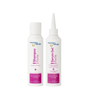 THYMUSKIN FORTE, Sampon si Serum, Tratament Cadere masiva si Regenerare, 100ml, Promo