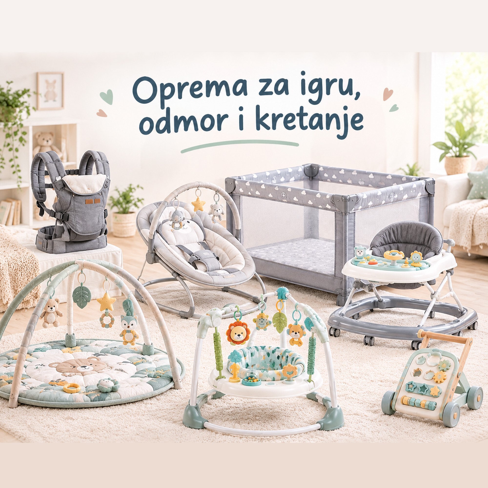 Oprema za odmor, igru i kretanje