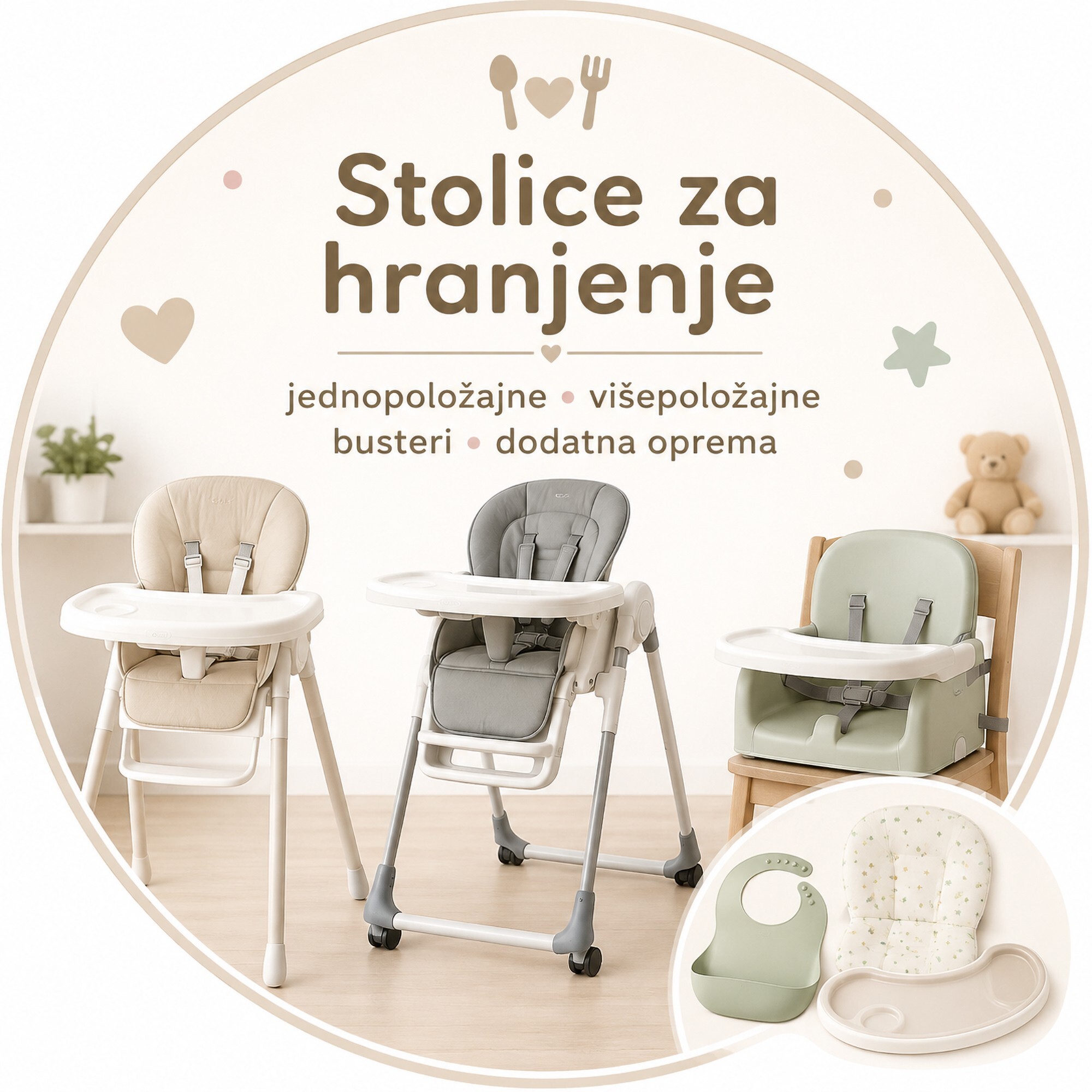 Stolice za hranjenje