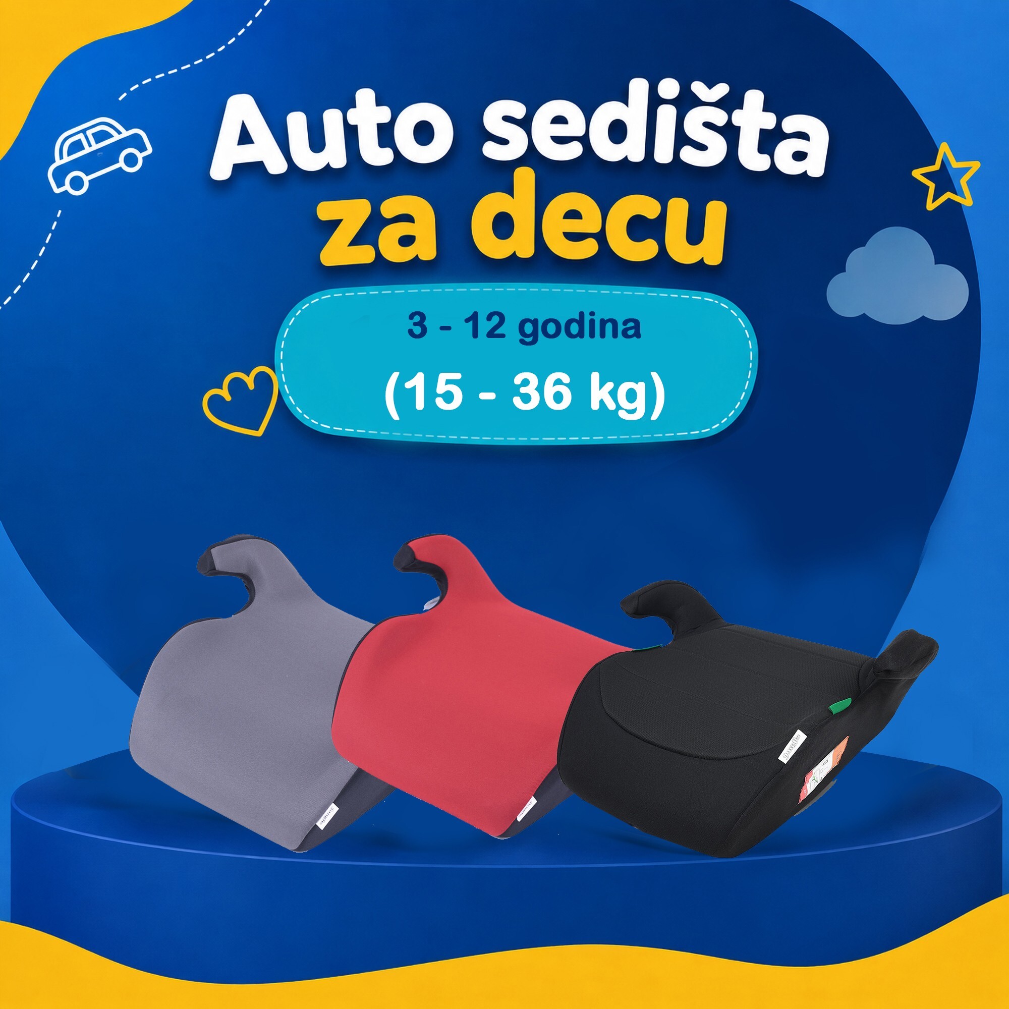 Za decu od 15 - 36 kg
