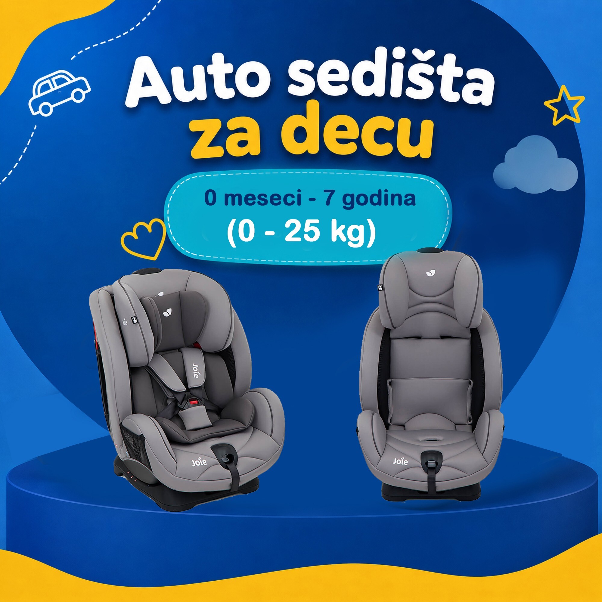 Za decu od 0 - 25 kg