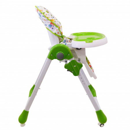 Asalvo Stolica za hranjenje Wheels Jungle Green ASA-14900