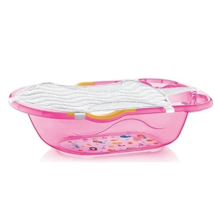 BabyJem set za kupanje sa kadicom i podlogom pink – detalj kadice